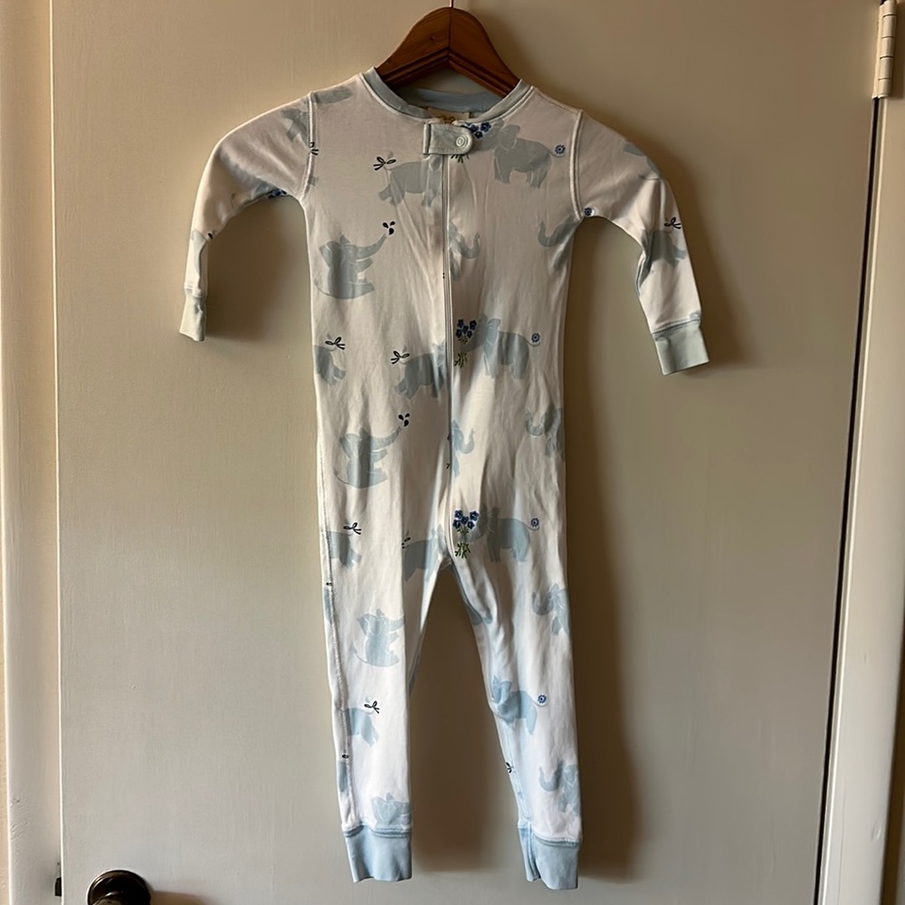 The Beaufort Bonnet Company 4T Ebullient elephant pajamas